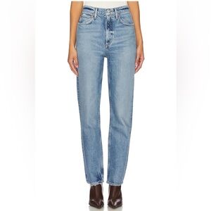 Agolde High Rise Stovepipe Jeans in Melody